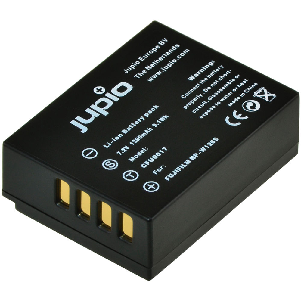 Jupio Fuji NP-W126S Twin Battery + USB Dual Charger Kit