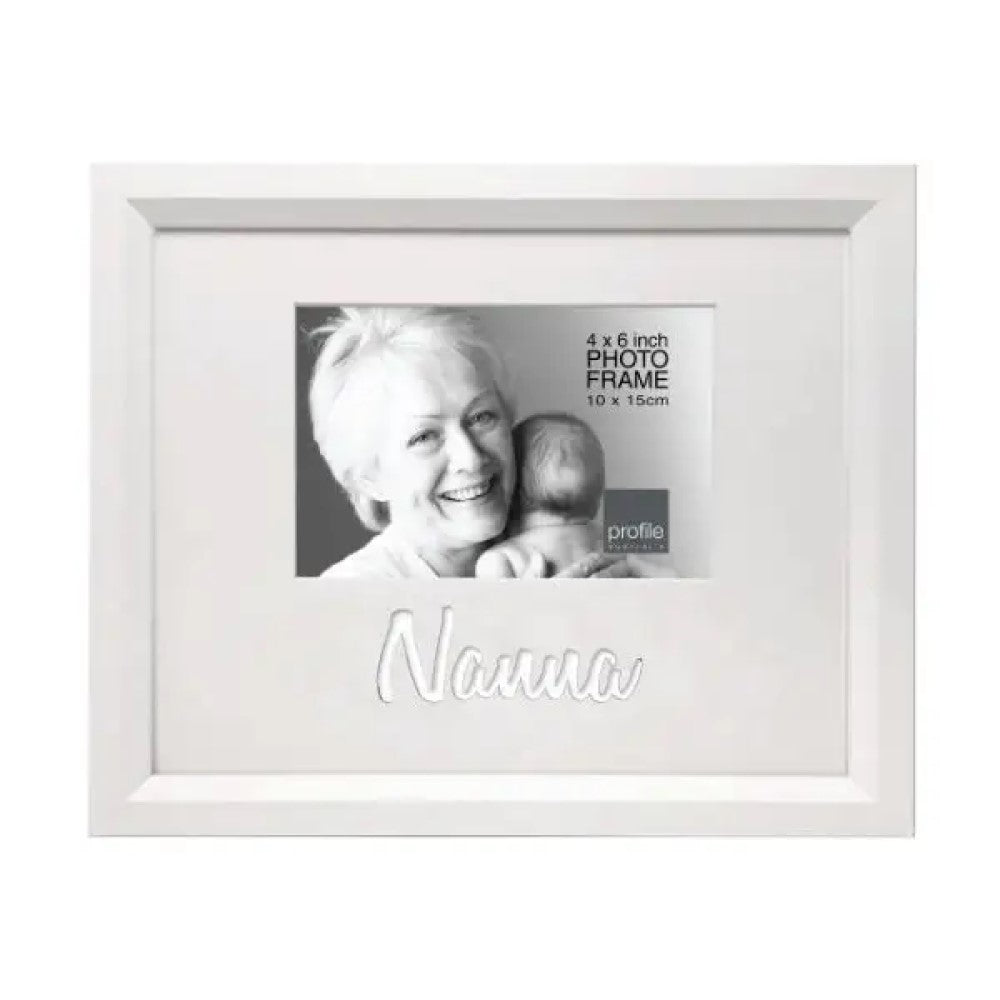 Occasions Nanna 8x15cm/4x6" Photo Frame White