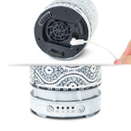 mbeat actiVIVA Metal Essential Oil and Aroma Diffuser (Vintage White) (100ml)