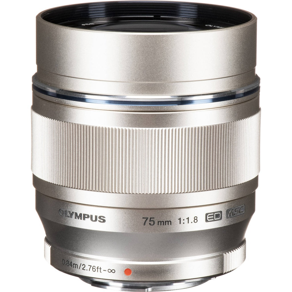 Olympus M.Zuiko Digital ED 75mm f/1.8 Lens - (Silver) - V311040SG000