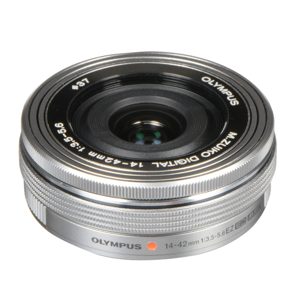 OM System 14-42mm EZ f/3.5-5.6 Pancake - Silver 