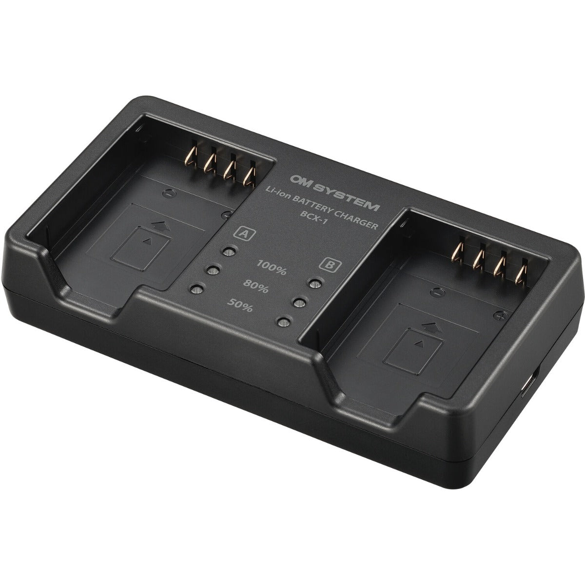OM SYSTEM SBCX-1 Lithium-ion Rechargeable Battery and Charger Set