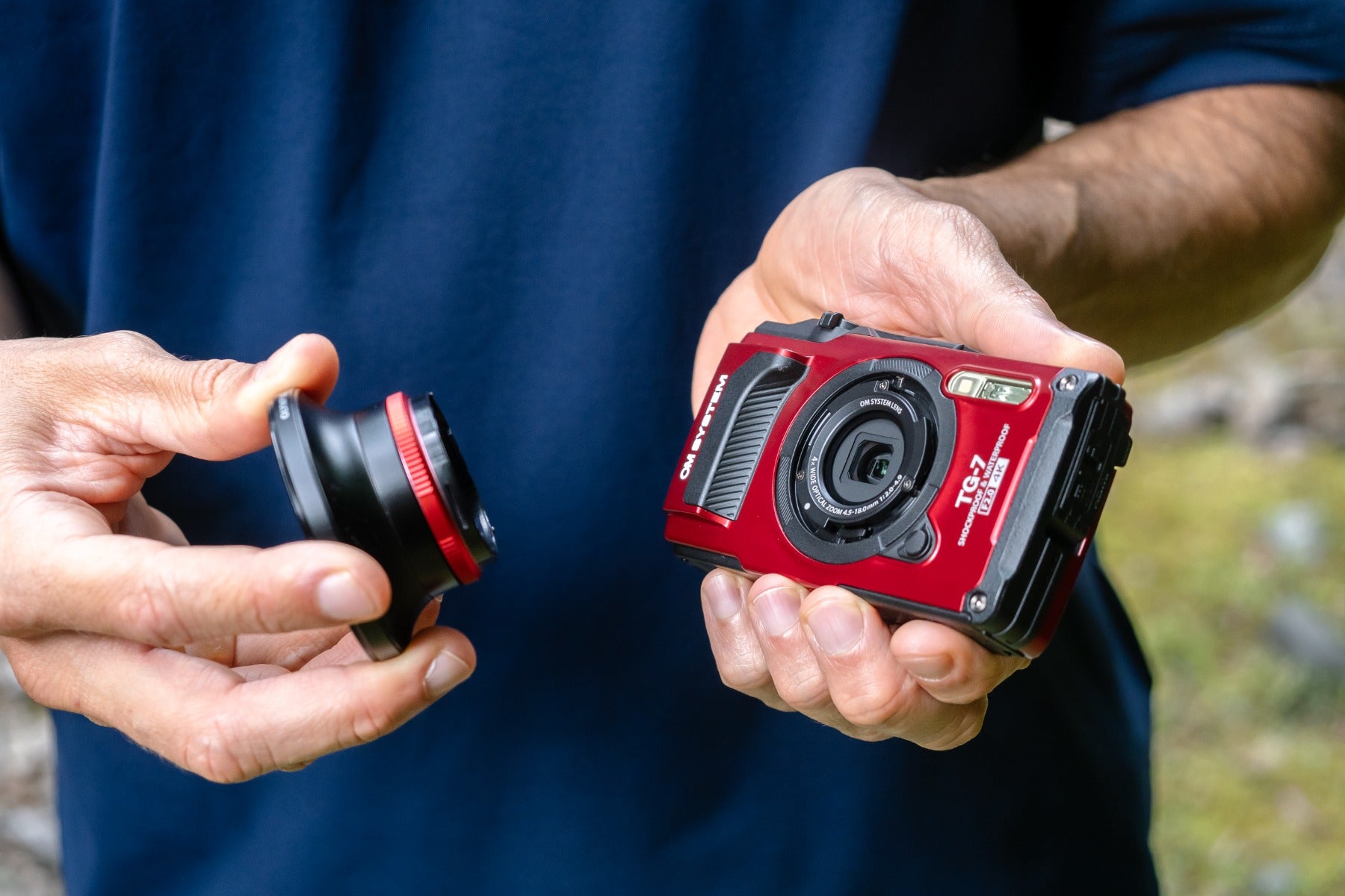 OM System Tough TG-7 Digital Camera (Black)