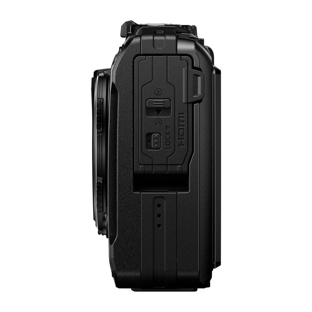 OM System Tough TG-7 Digital Camera (Black) with PT-059 Underwater Housing
