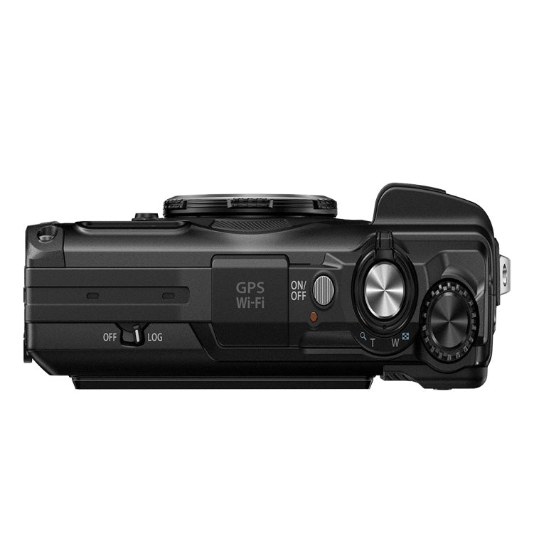 OM System Tough TG-7 Digital Camera (Black) with PT-059 Underwater Housing