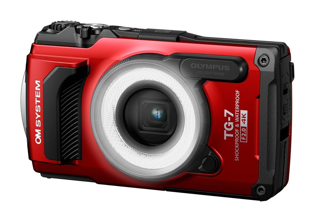 OM System Tough TG-7 Digital Camera (Red)