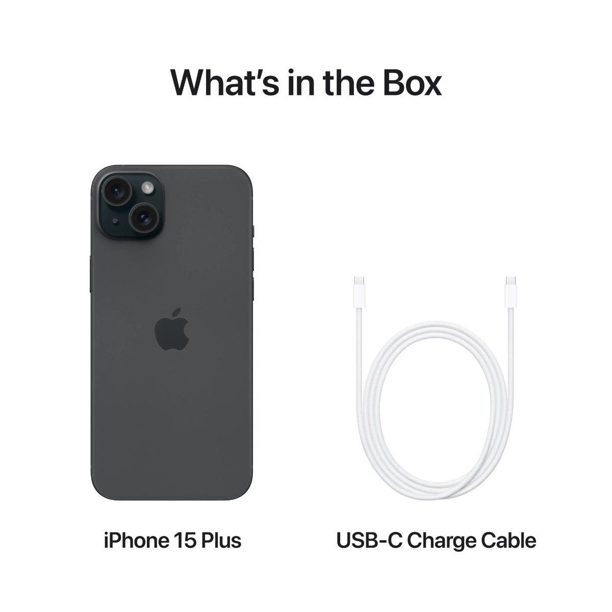 Open Box Apple iPhone 15 Plus (Black) 256GB - EX DISPLAY
