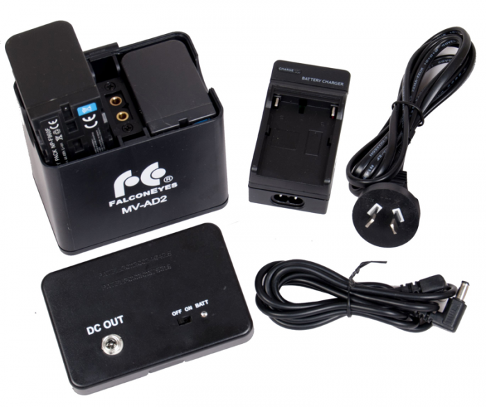 Open Box Falcon Eyes Battery & Charger Suits LED 820