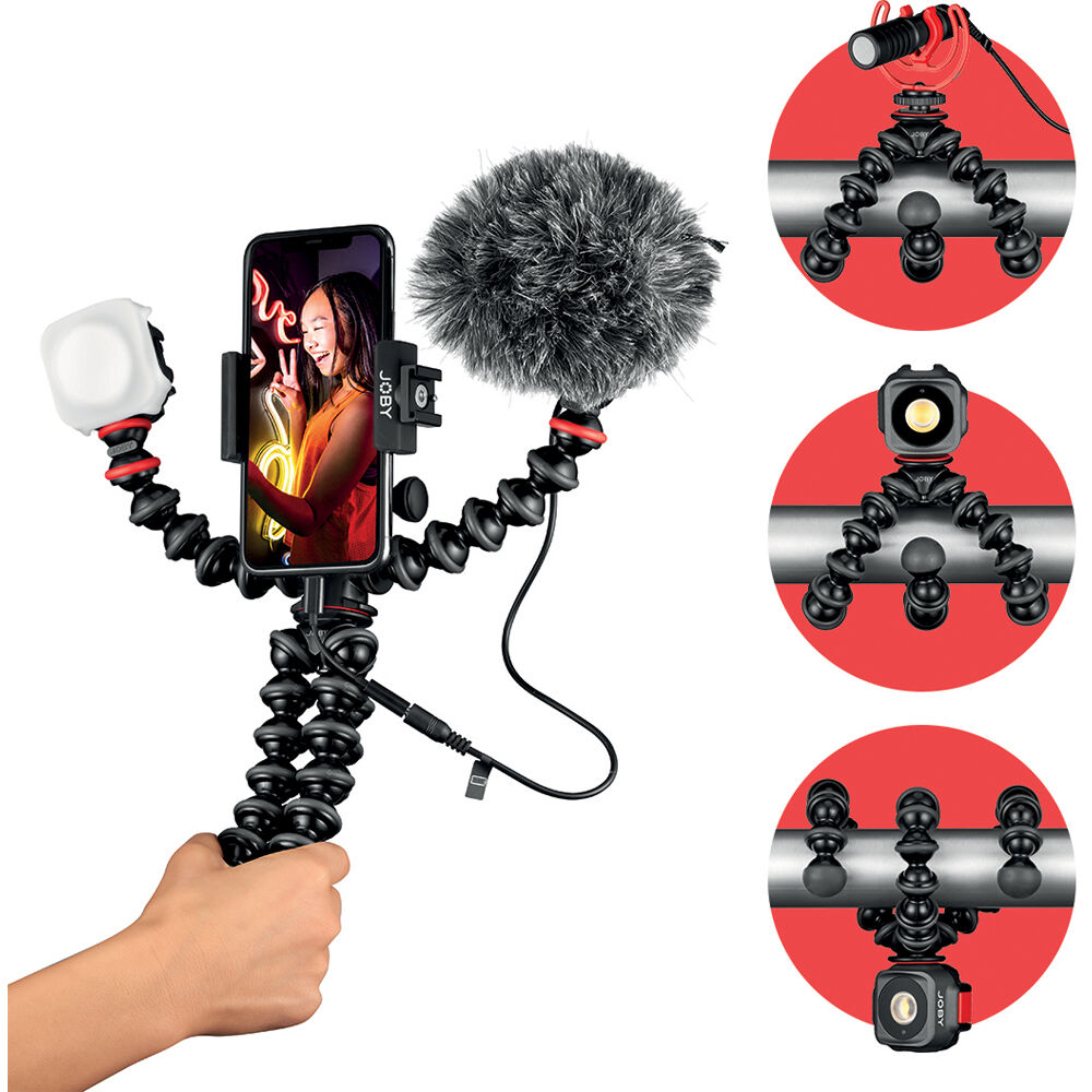 Open Box Joby GorillaPod Arm Mobile Vlogging Kit - 2 x Arms Wavo Mobile, Beamo Mini