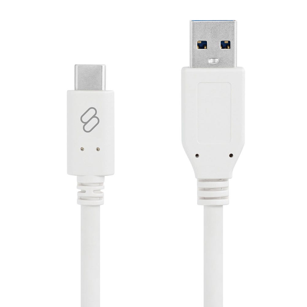 Open Box Sprout Cable USB-A to USB-C - 1.m length - for fast charging.