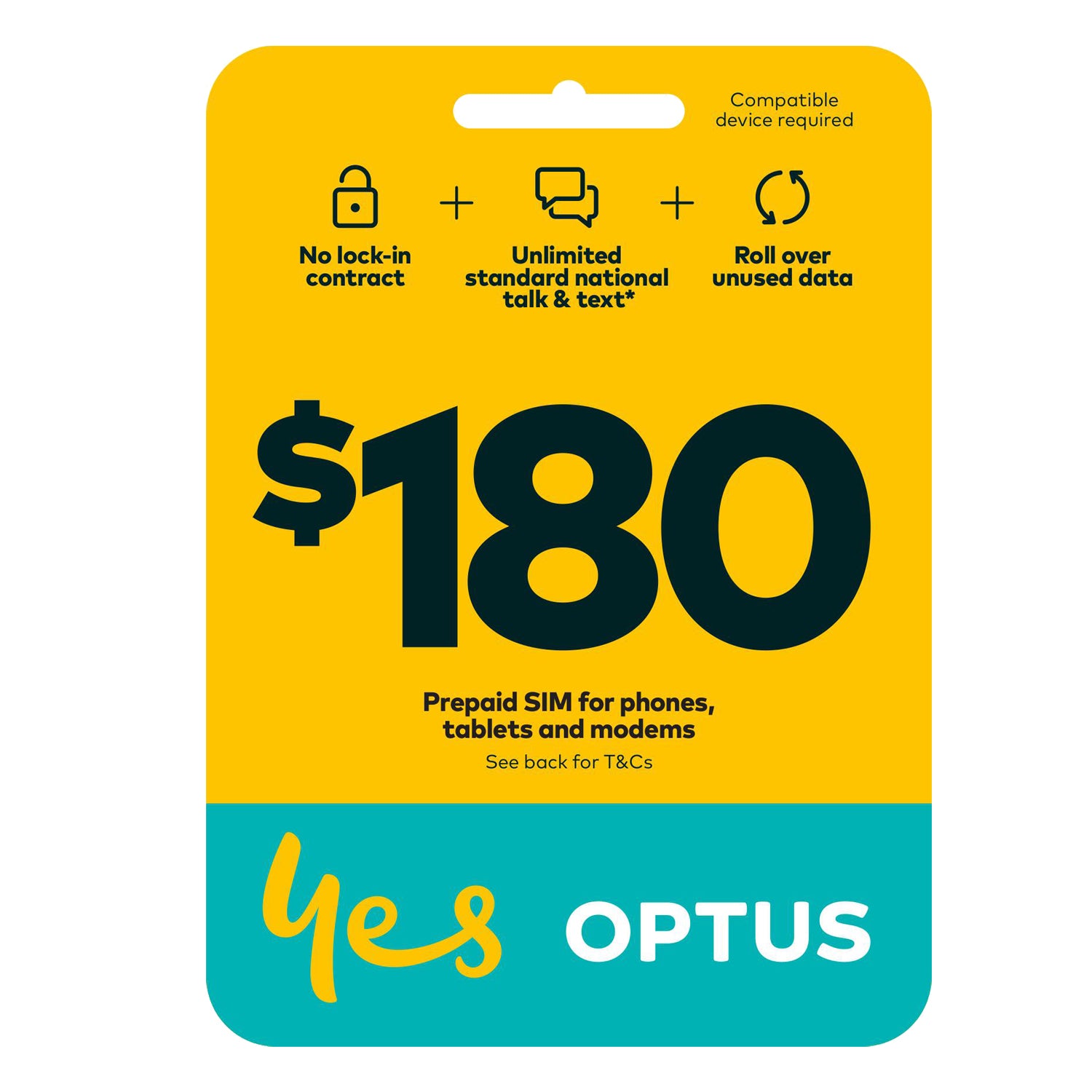Optus $180 Voice SIM