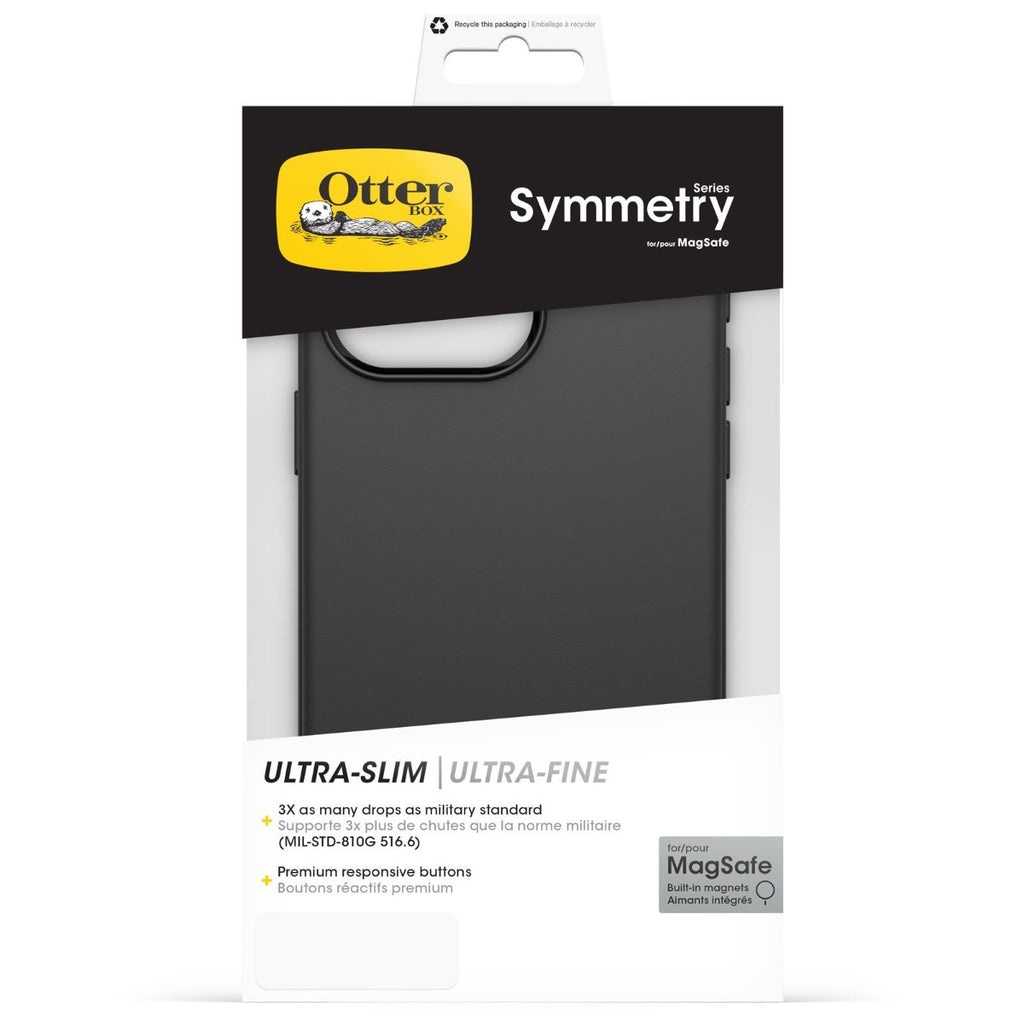 Otterbox Symmetry Magsafe Case for iPhone 15 Pro Max (Black)