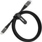 OtterBox 2m USB-C To Lightning Fast Charge Cable (Black Shimmer)