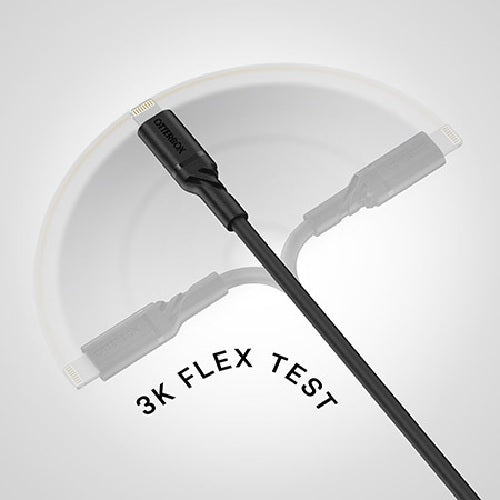 OtterBox USB-A To Lightning 1 Meter MFi Cable Black -78-52525