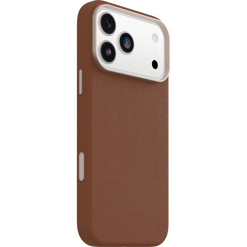 OtterBox Symmetry Cactus Leather MagSafe Case for iPhone 17 Pro Max (Brown)