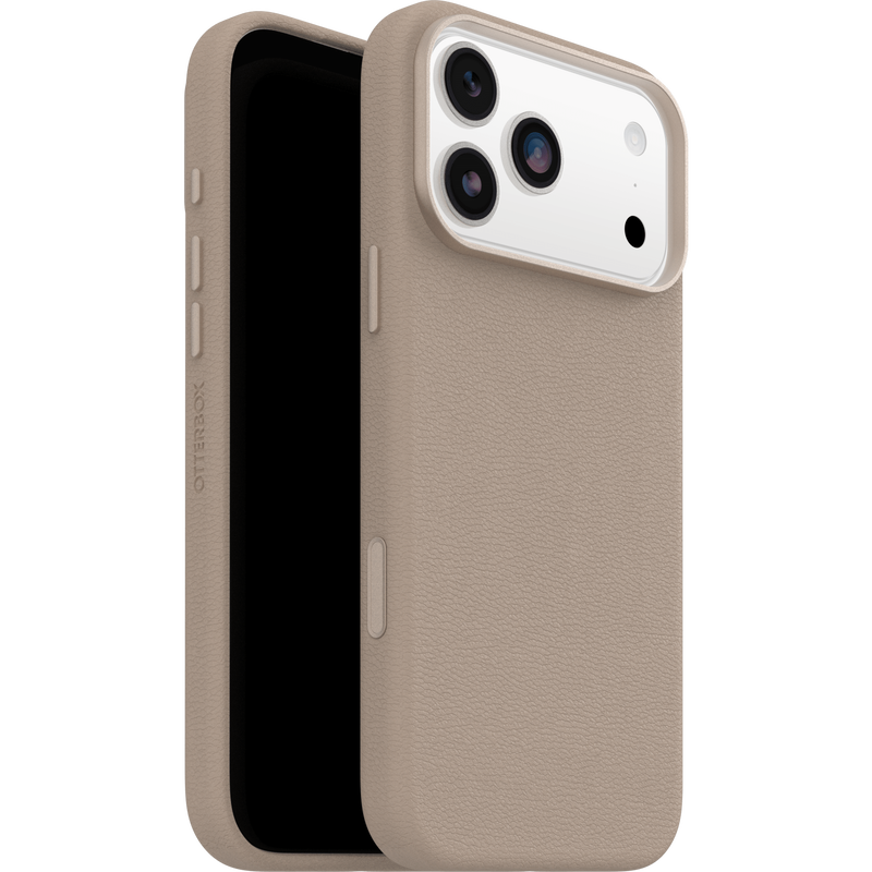OtterBox Symmetry Cactus Leather MagSafe Case for iPhone 17 Pro Max (Stone)