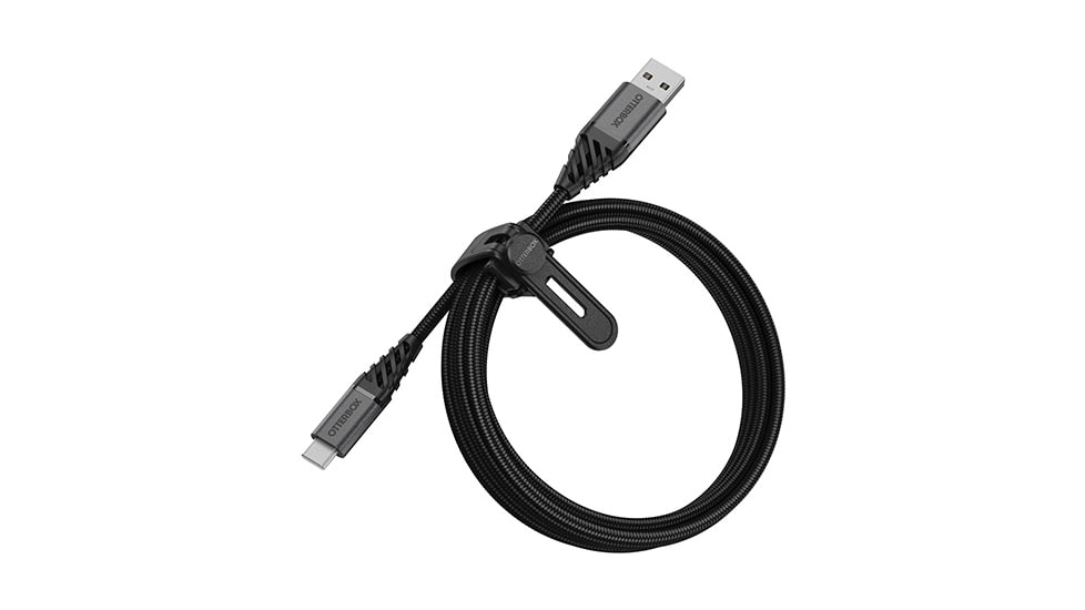 OtterBox USB-A To USB-C 2 Meter USB 2.0 Cable Black -78-52659