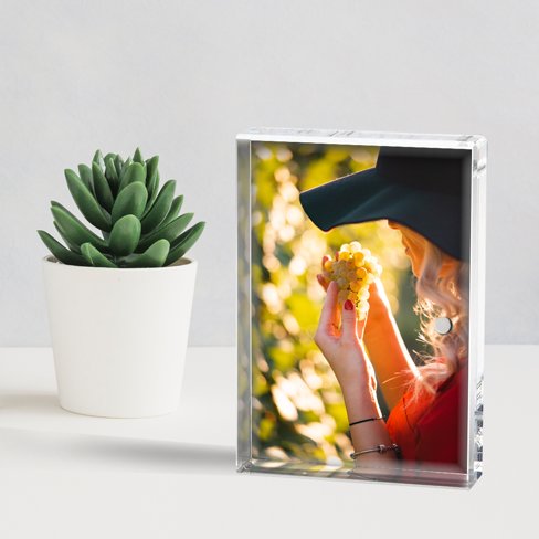 5x7" Acrylic Photo Frame with Print 