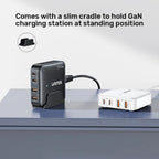 Unitek 70W Desktop GaN Charging Station with AC Power Cord (White)