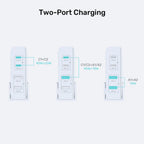 Unitek 70W Desktop GaN Charging Station with AC Power Cord (White)