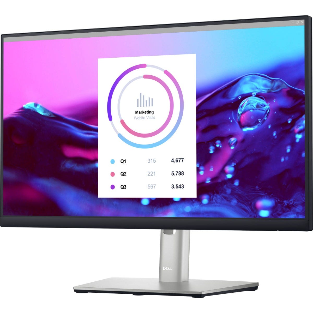 Dell P2223HC 22" FHD IPS USB-C Monitor with USB-C