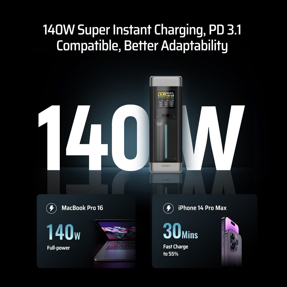CUKTECH 20 25000mAh 210w Power Bank
