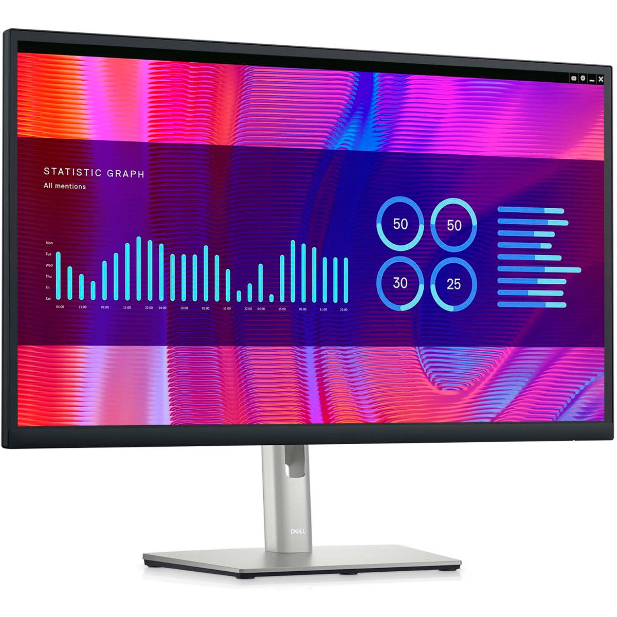 Dell P-Series P2723DE 27" QHD IPS USB-C Monitor with USB-C