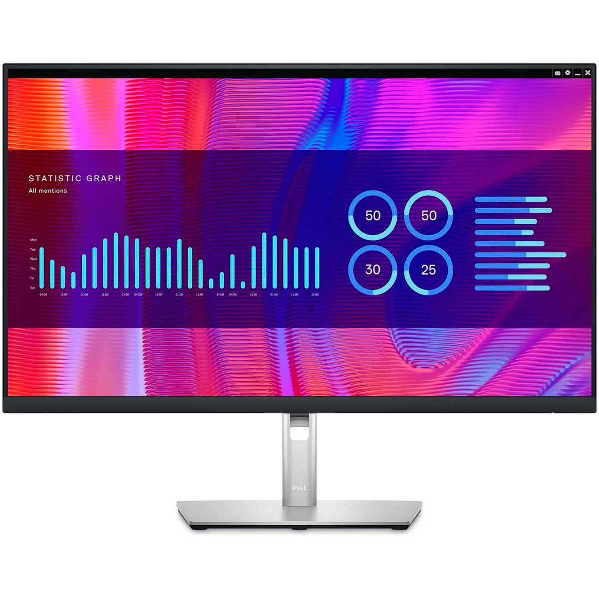 Dell P-Series P2723DE 27" QHD IPS USB-C Monitor with USB-C
