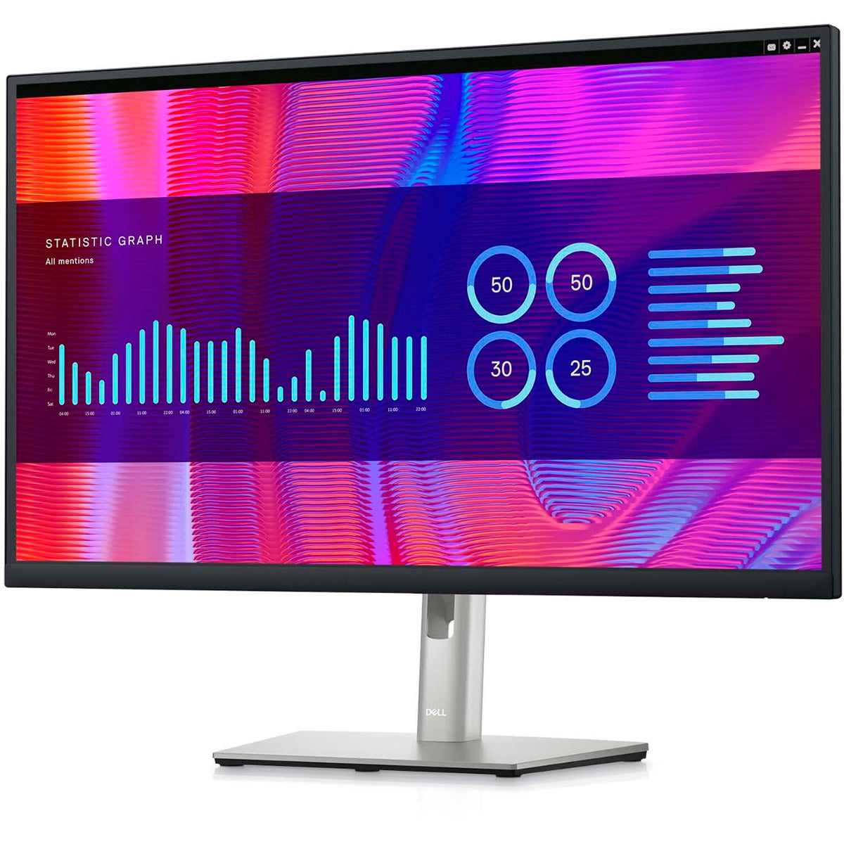 Dell P-Series P2723DE 27" QHD IPS USB-C Monitor with USB-C