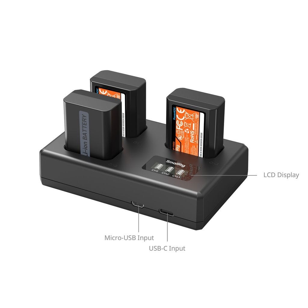 SmallRig Camera Battery Kit for Sony NP-FW50 6019