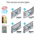 Barkan 13" - 65" 4 Movement Full Motion TV Wall Mount - Black