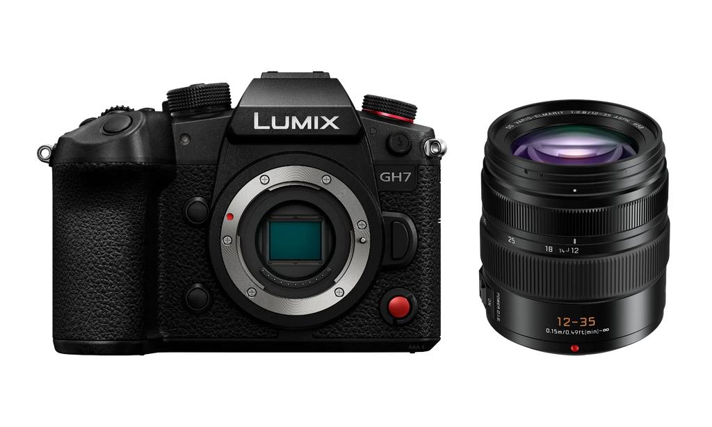 Panasonic LUMIX GH7 Mirrorless Camera with 12-35mm Leica Lens