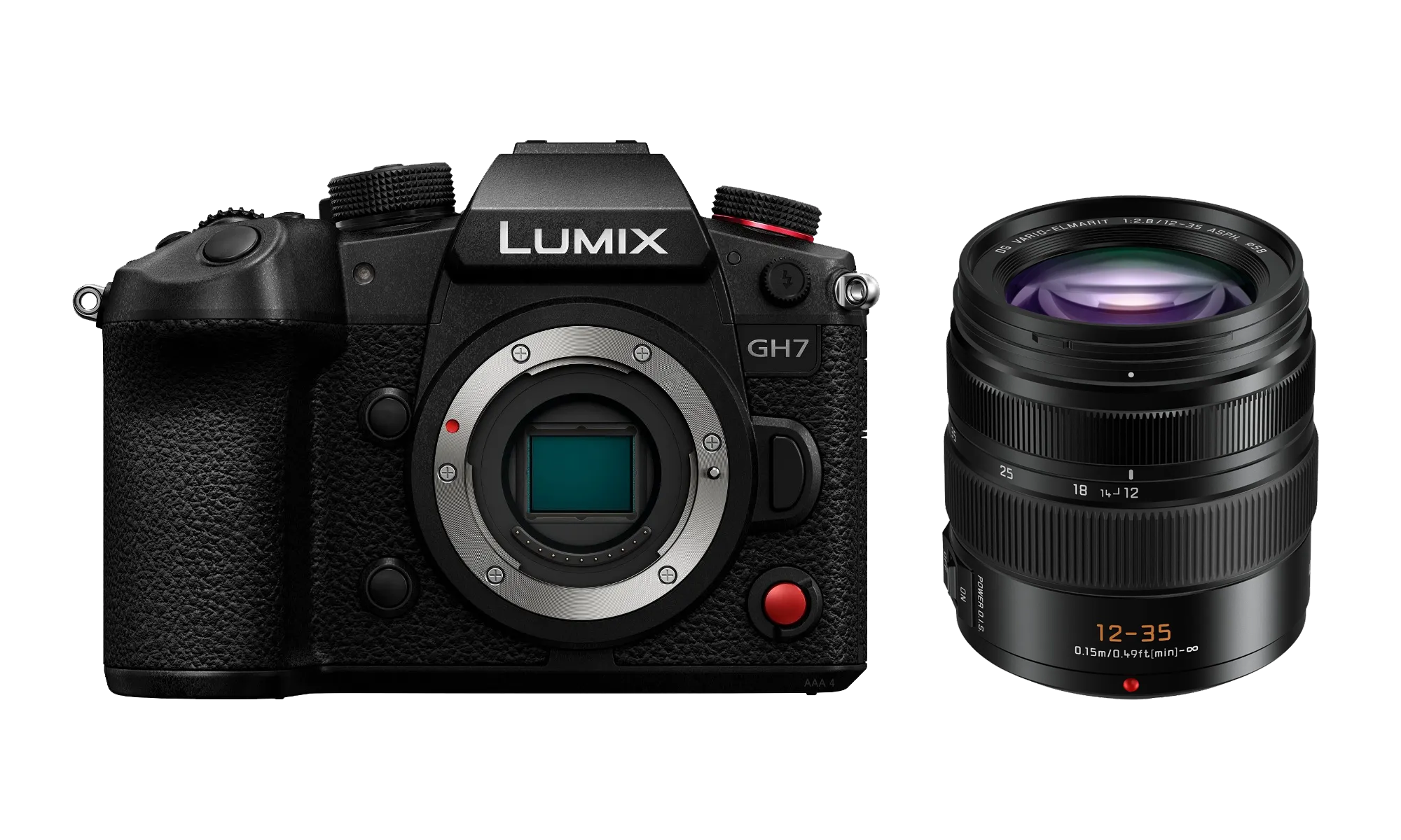 Panasonic LUMIX GH7 Mirrorless Camera with 12-35mm Leica Lens