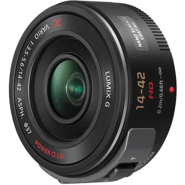 Panasonic 14-42mm f/3.5-5.6 PZ Power Zoom Black Lens