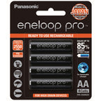 Panasonic Eneloop Pro 4 x 2550 mAh batteries AA size