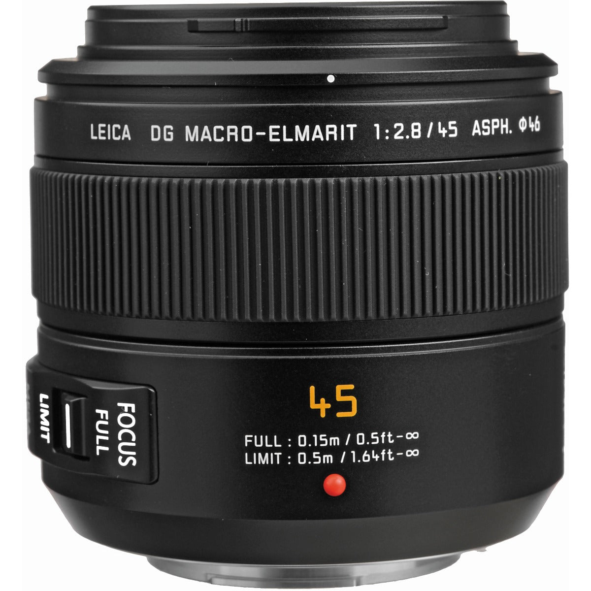 Panasonic Leica 45mm f/2.8 DG Elmarit  Macro Lens 