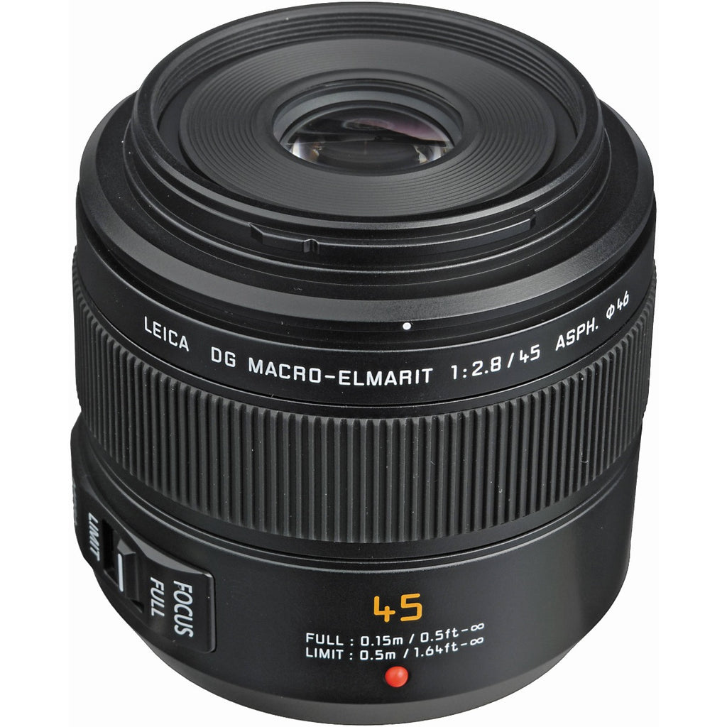 Panasonic Leica 45mm f/2.8 DG Elmarit Macro Lens