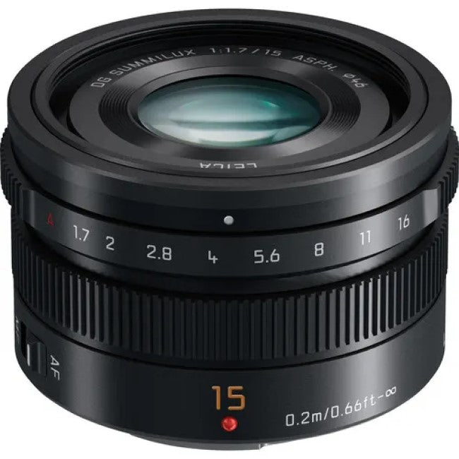 Panasonic Leica DG Summilux 15mm f/1.7 Black