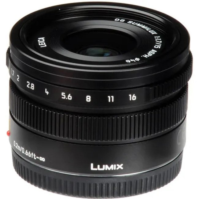 Panasonic Leica DG Summilux 15mm f/1.7 Black Online | digiDirect
