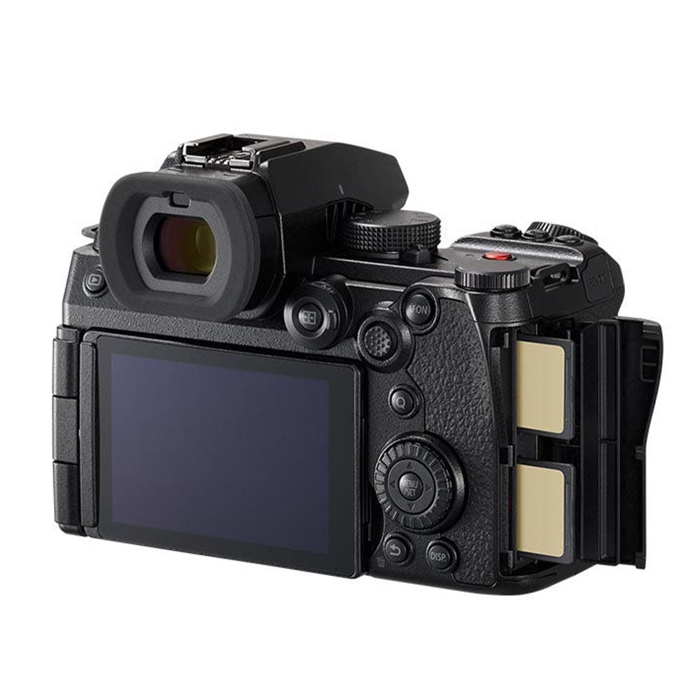 Panasonic LUMIX S5 IIX w/ Sigma 90mm f/2.8 Contemporary Lens (Silver)