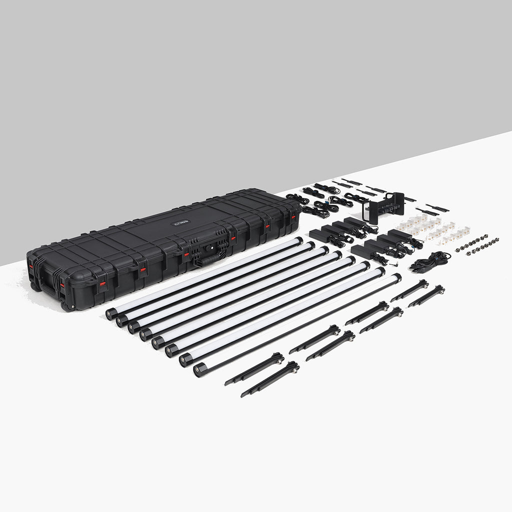 Nanlite PavoTube II 30XR 4ft RGBWW LED tube 8KIT with hard roller case