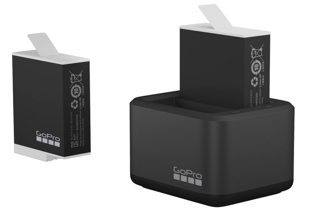 Gopro Dual Battery Charger and Enduro Battery - for Hero 9 Black and Hero 10 Black