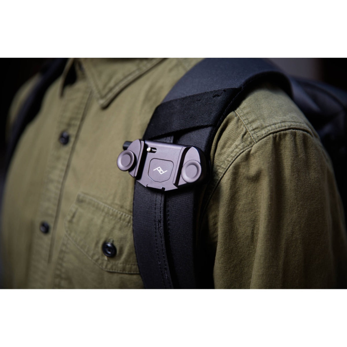 Peak Design Capture Camera Clip (v3) - Black - with Standard Plate