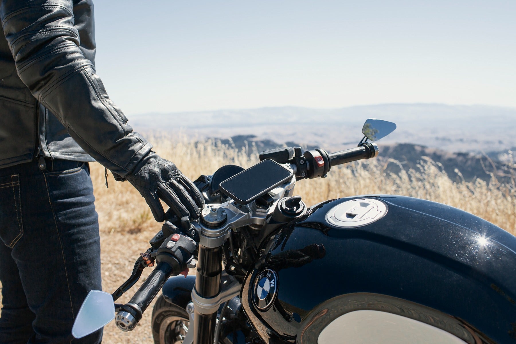 Peak Design Mobile - Motorcycle Mount - Stem Mount - Black