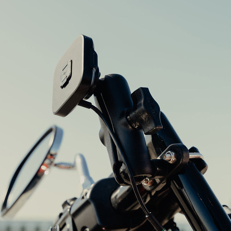 Peak Design Mobile Motorcycle Mount 1 Ball Adapter - Locking and Charging (Black)