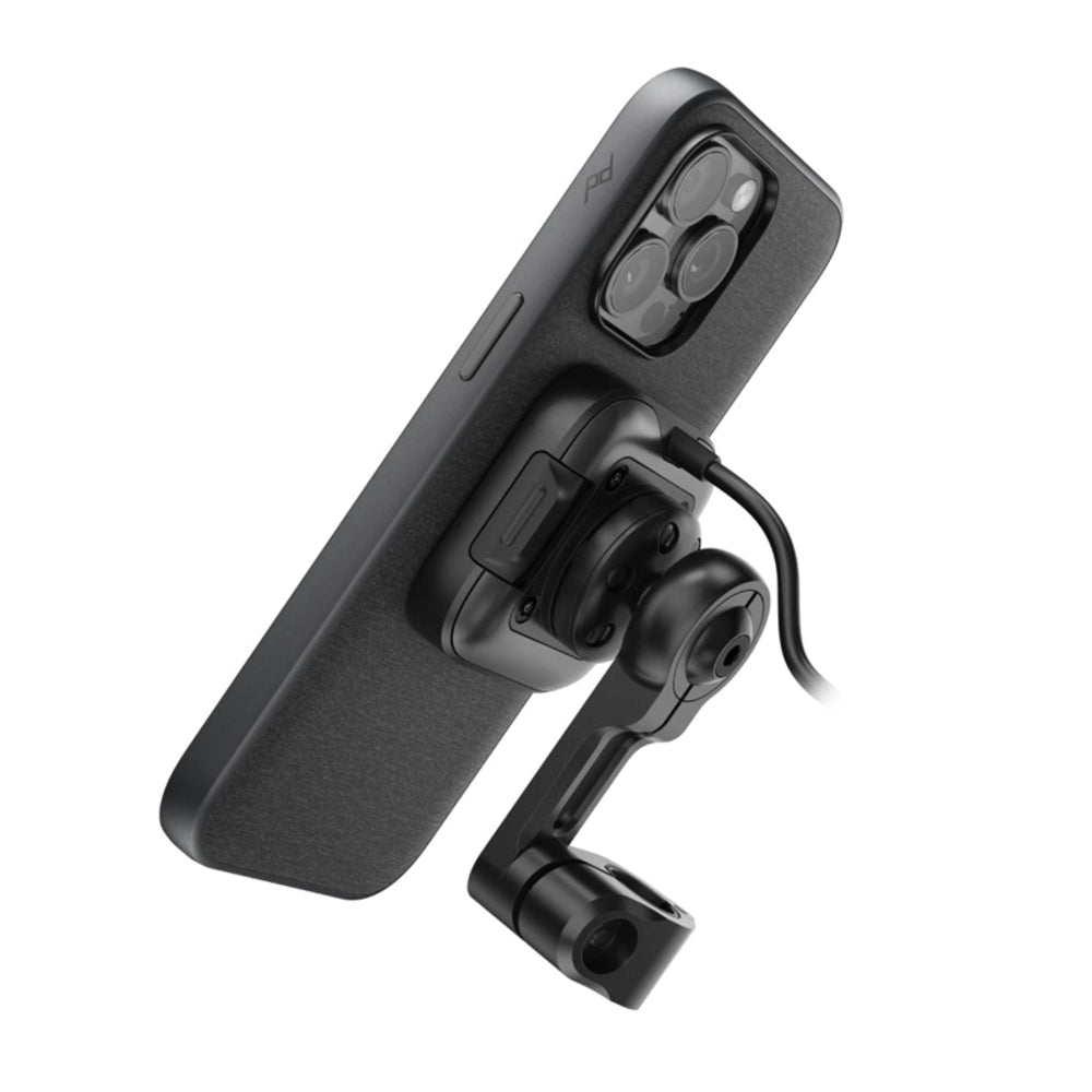 Peak Design Mobile Motorcycle Mount Mirror Mount - Charging (Black) 