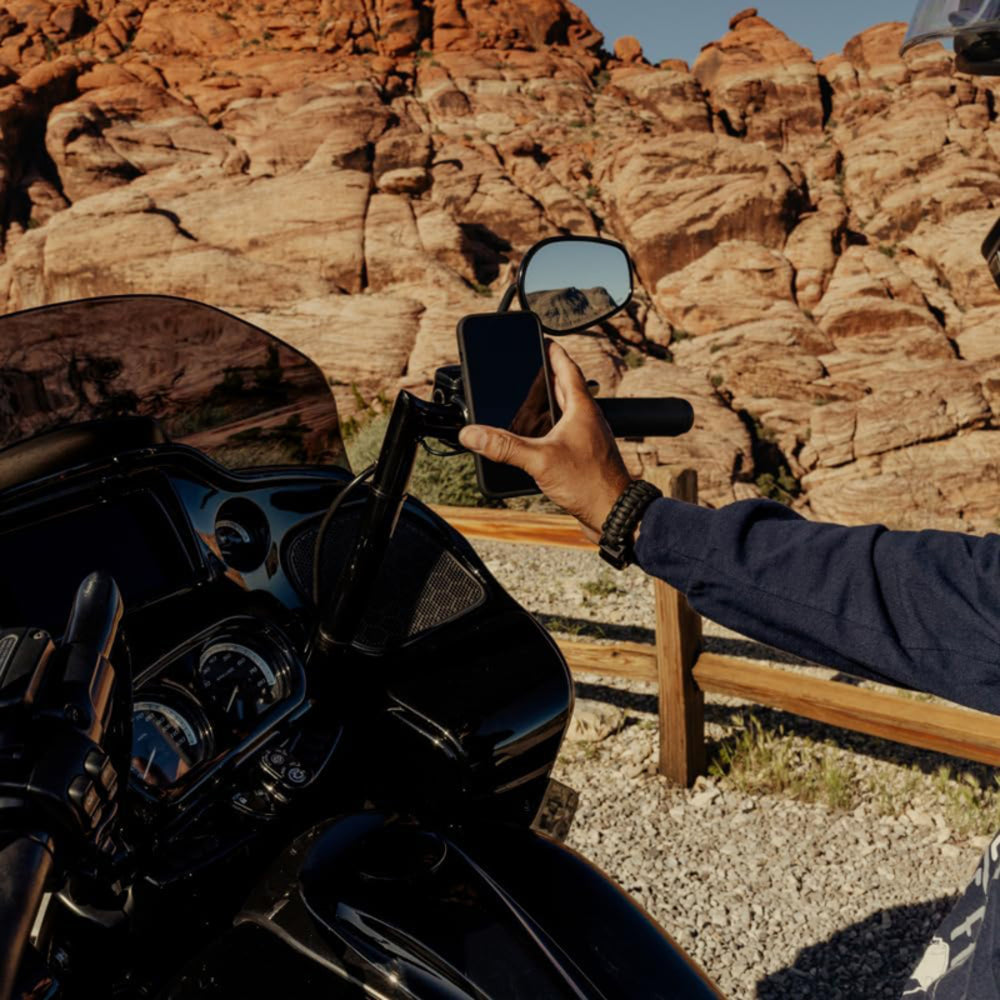 Peak Design Mobile Motorcycle Mount Brake/Clutch Mount - Charging (Black)