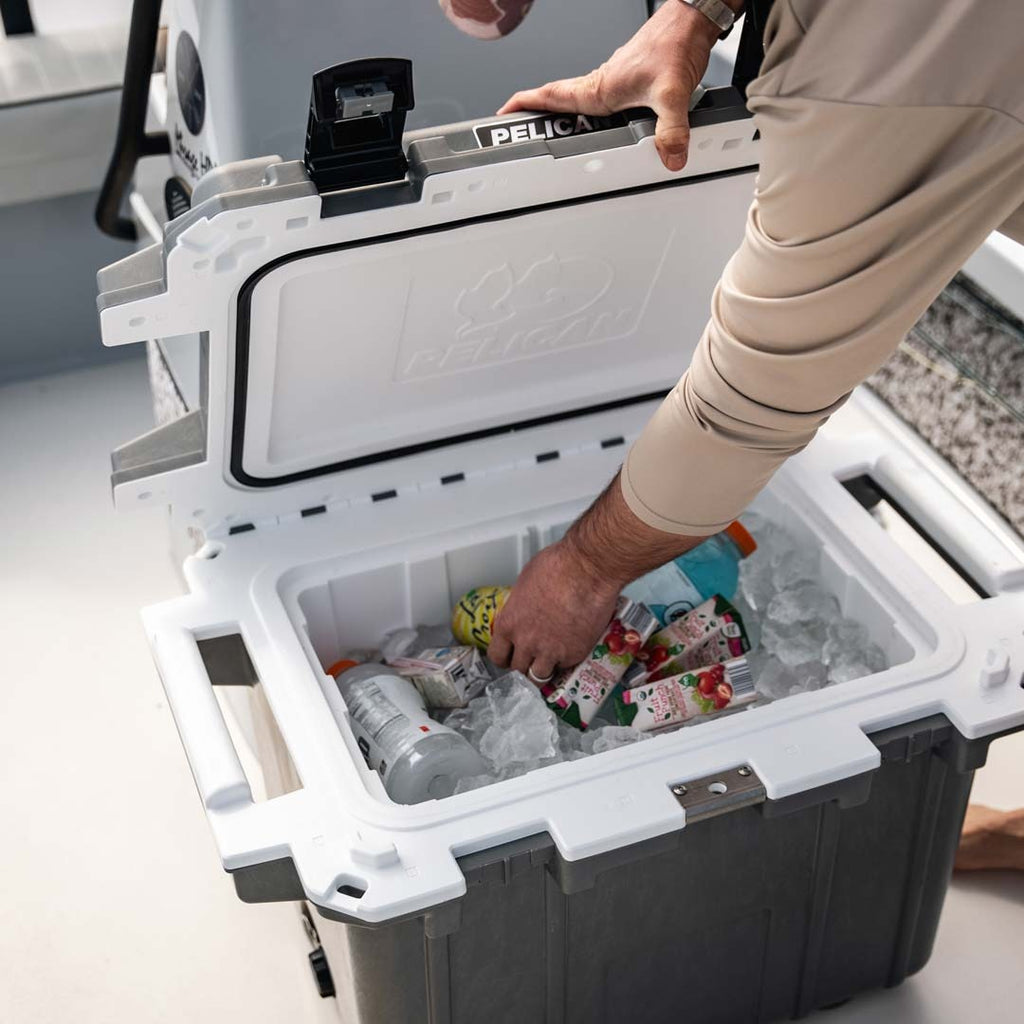Pelican 30QT Elite Cooler - Dark Gray - Green