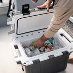 Pelican 30QT Elite Cooler - Dark Gray - Green