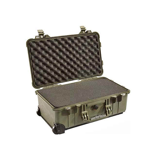Pelican 1510 Case - Olive Green with Foam